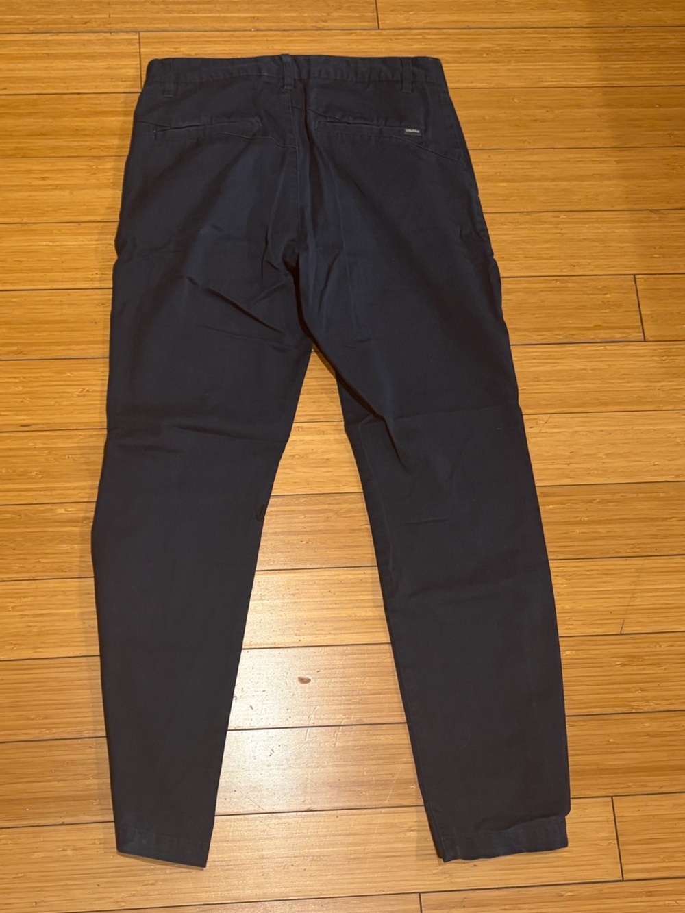 Volcom Men's Dark Navy Straight Leg Pants - Picture 2 of 5